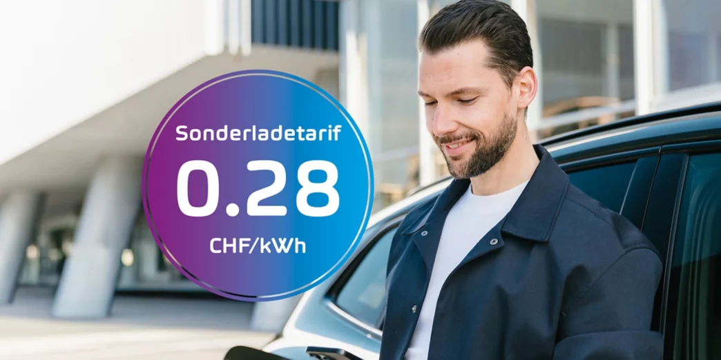 Günstig laden bei der AMAG: nur noch 28 Rappen pro kWh*